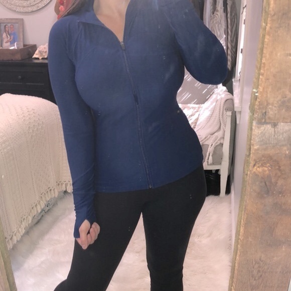 GOTTEX athletic jacket zippered size small blue - Picture 3 of 7